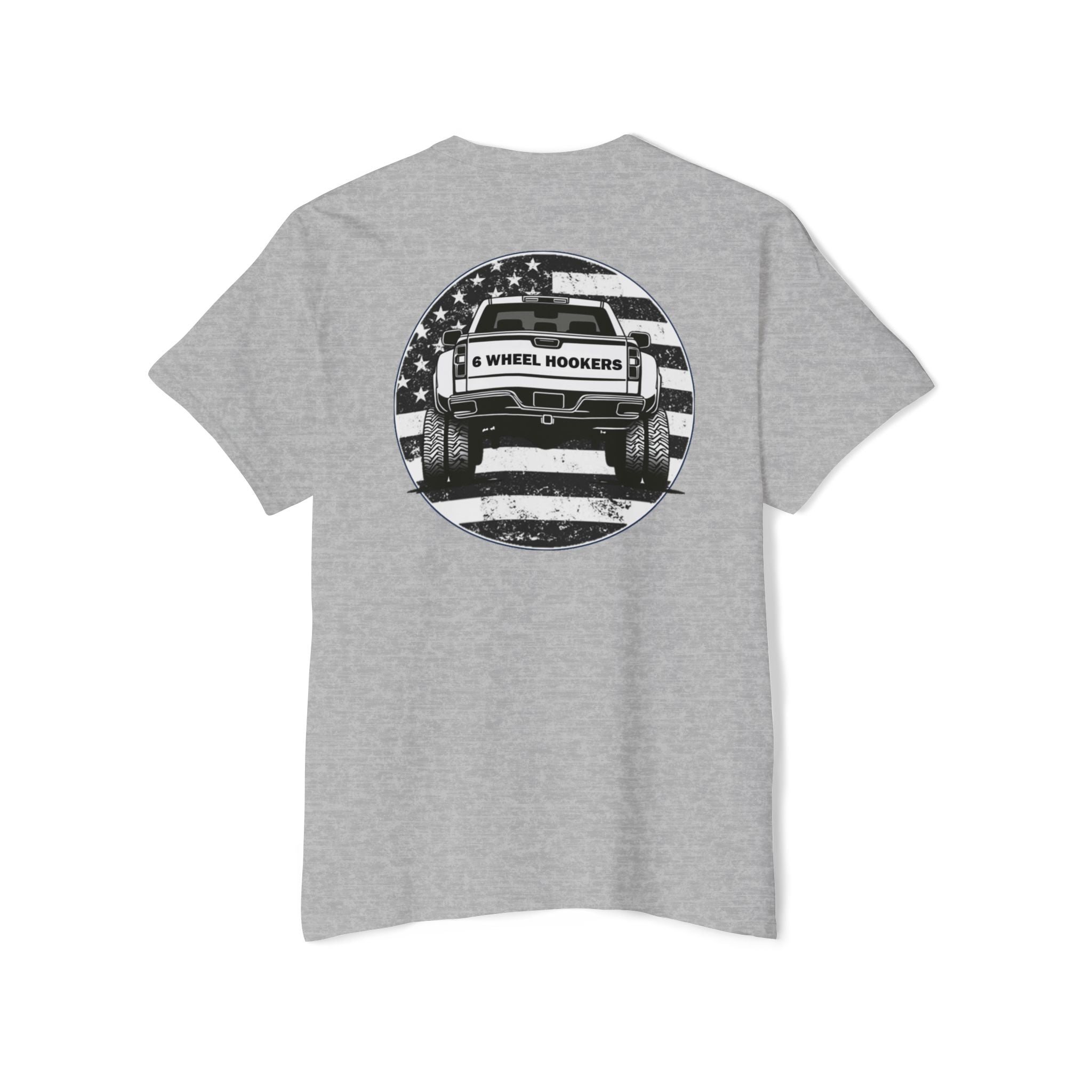 6 Wheel Logo Pocket Tee