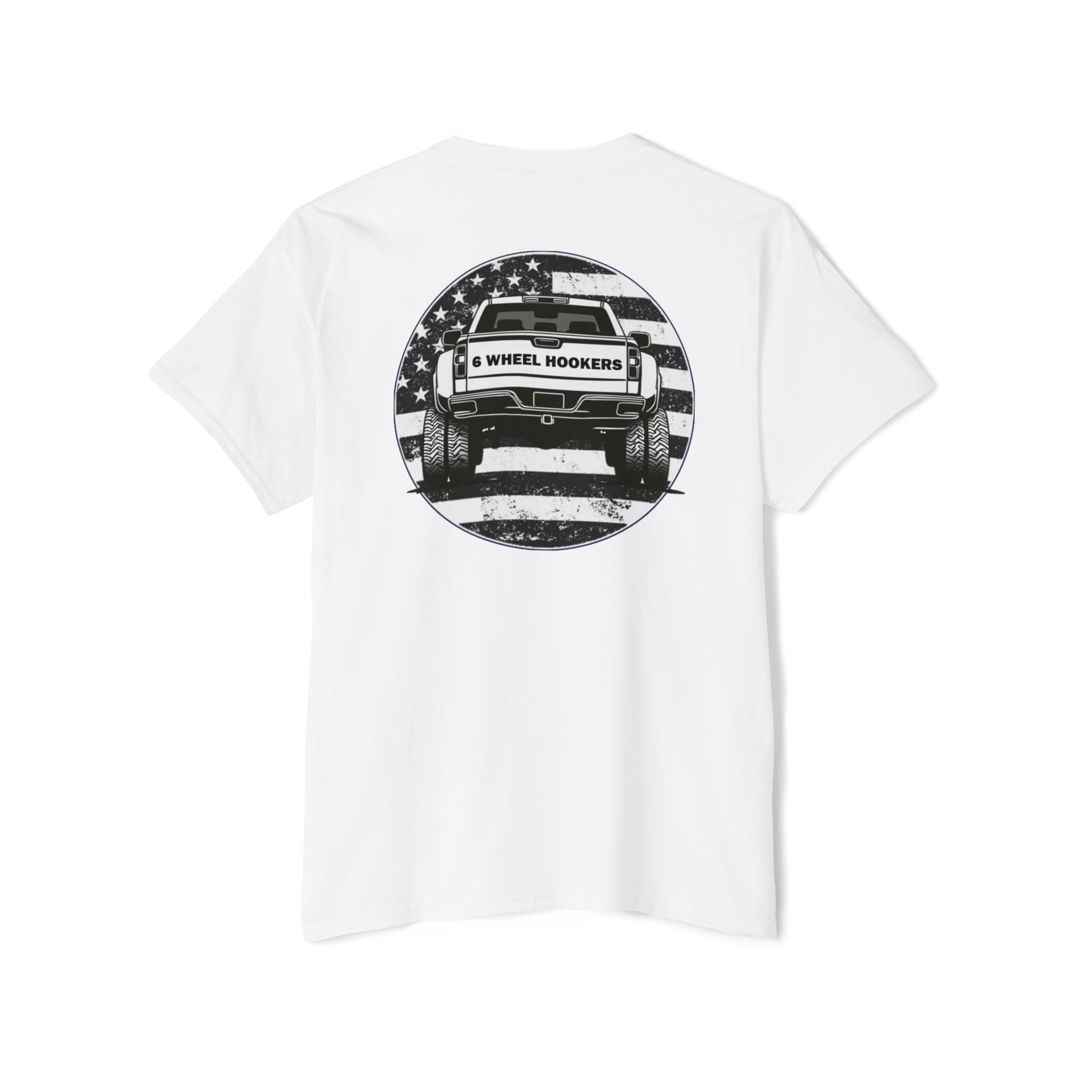6 Wheel Logo Pocket Tee