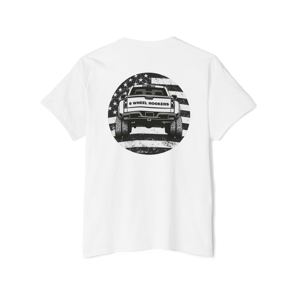 6 Wheel Logo Pocket Tee