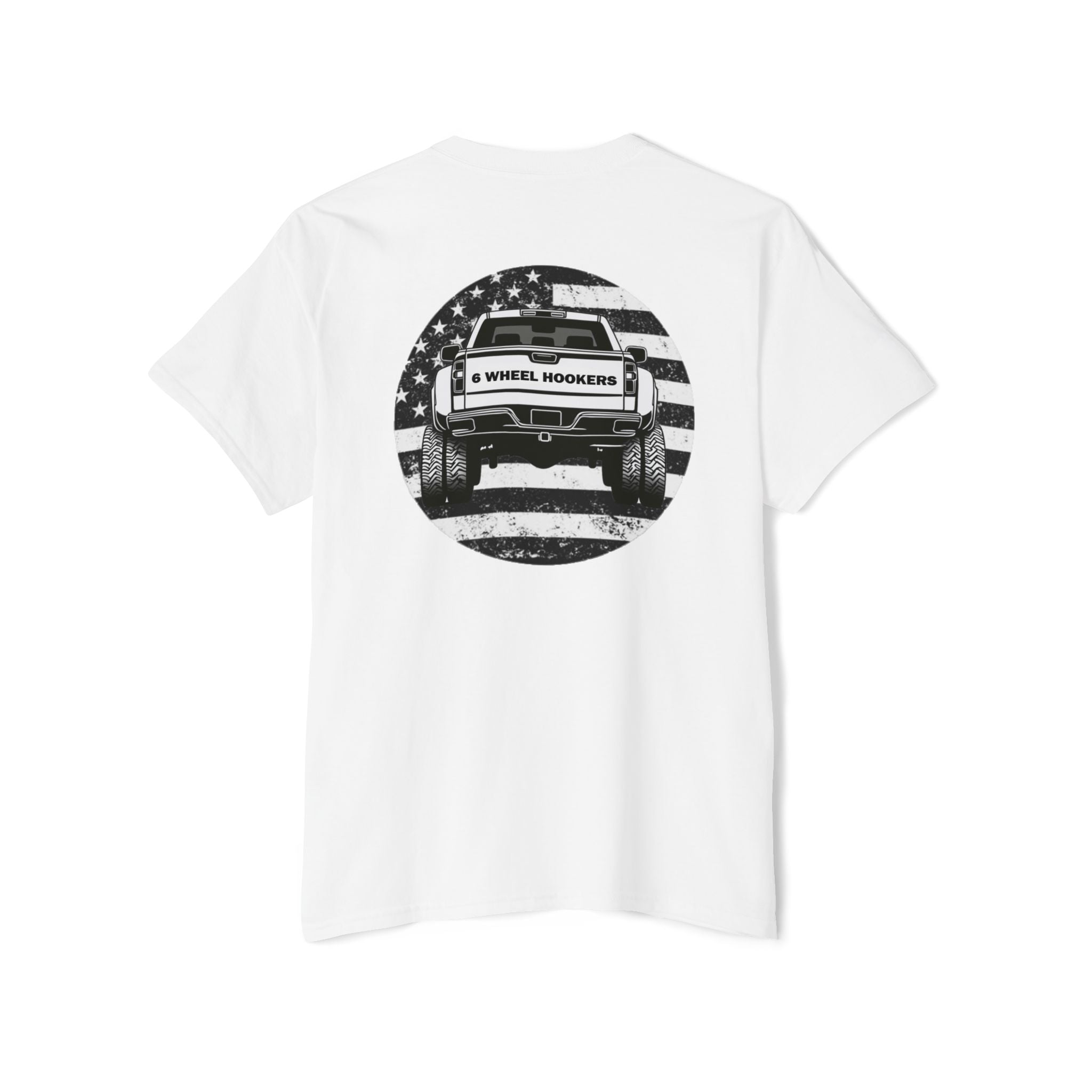 6 Wheel Logo Pocket Tee