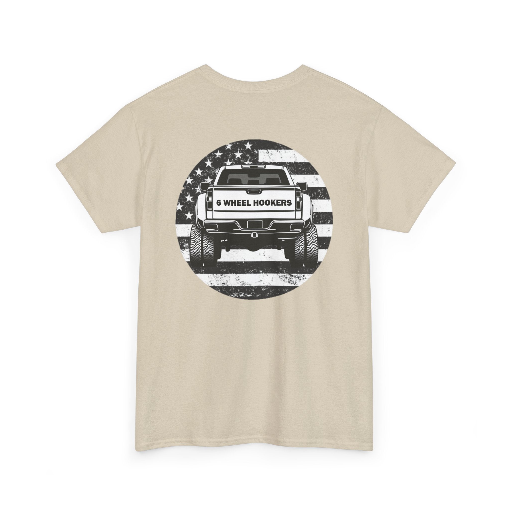 6 Wheel Logo Tee