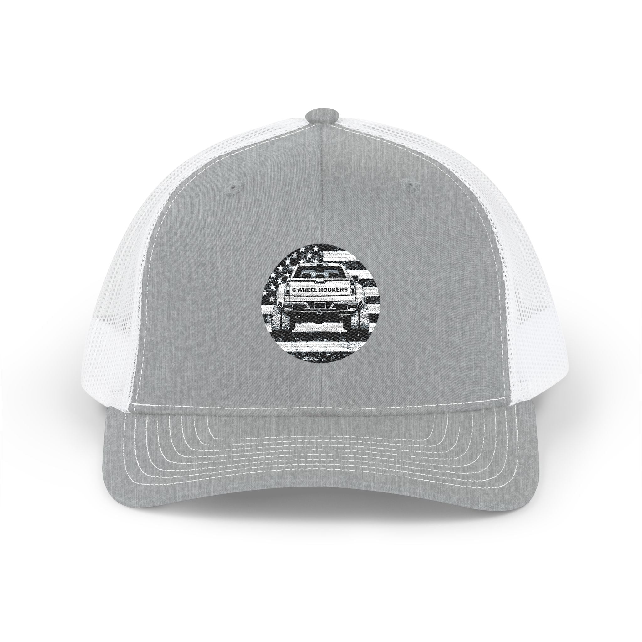 6 Wheel Hooker Logo Trucker Hat