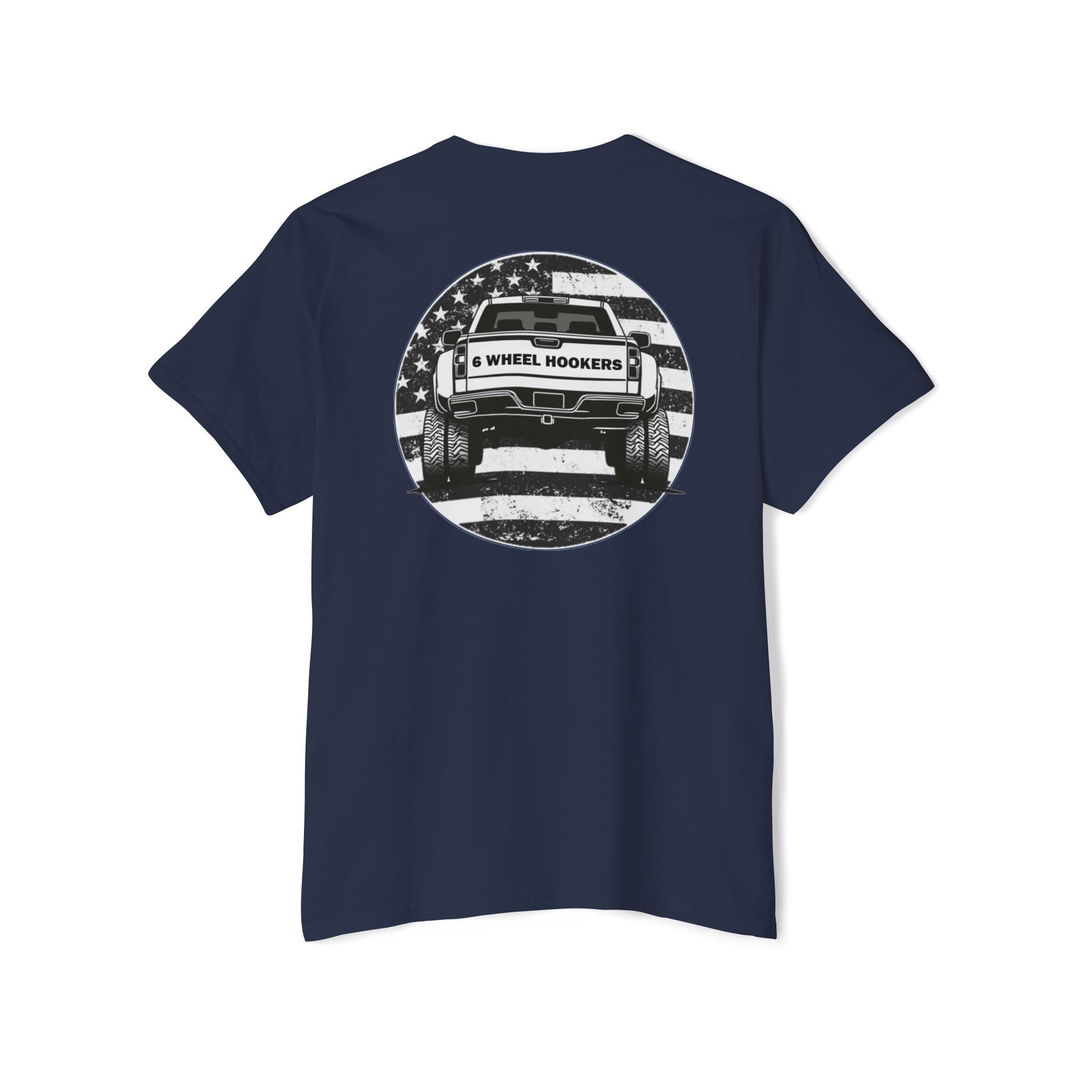 6 Wheel Logo Pocket Tee