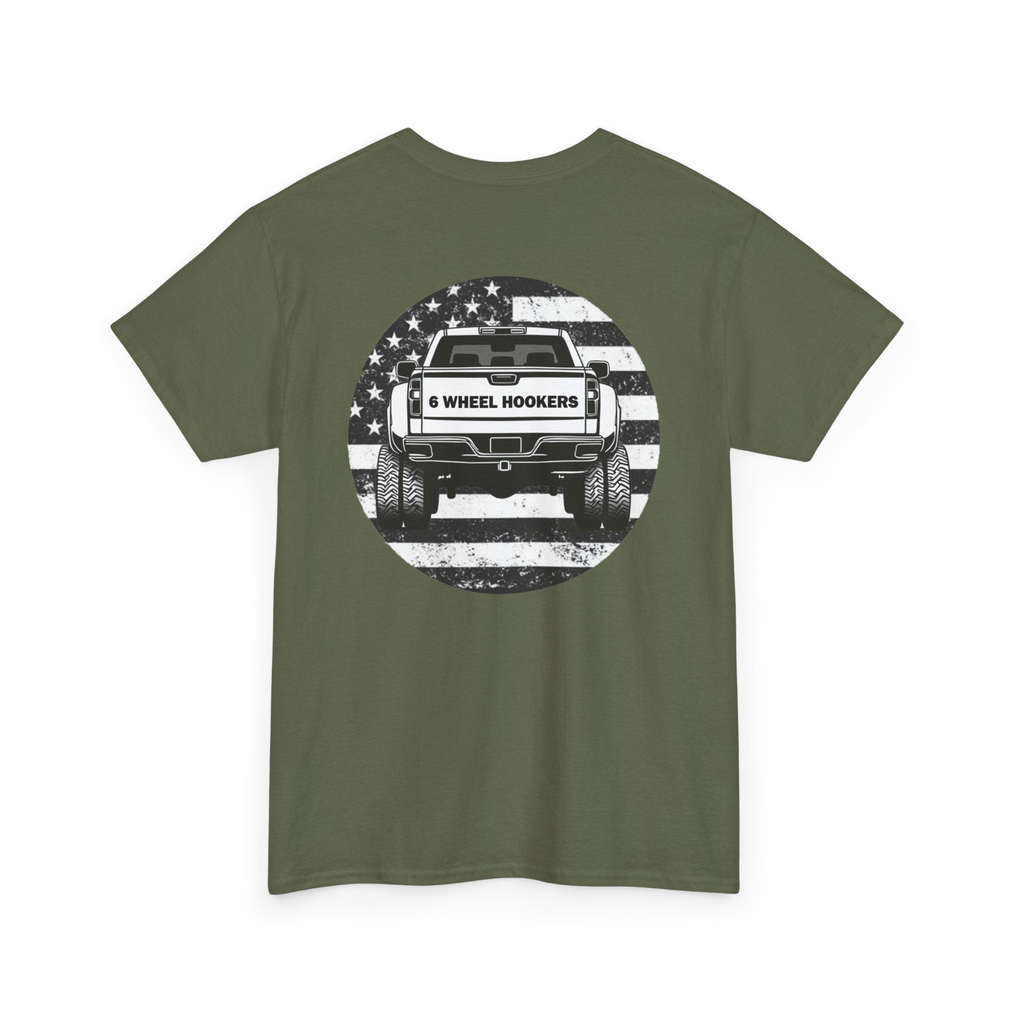 6 Wheel Logo Tee