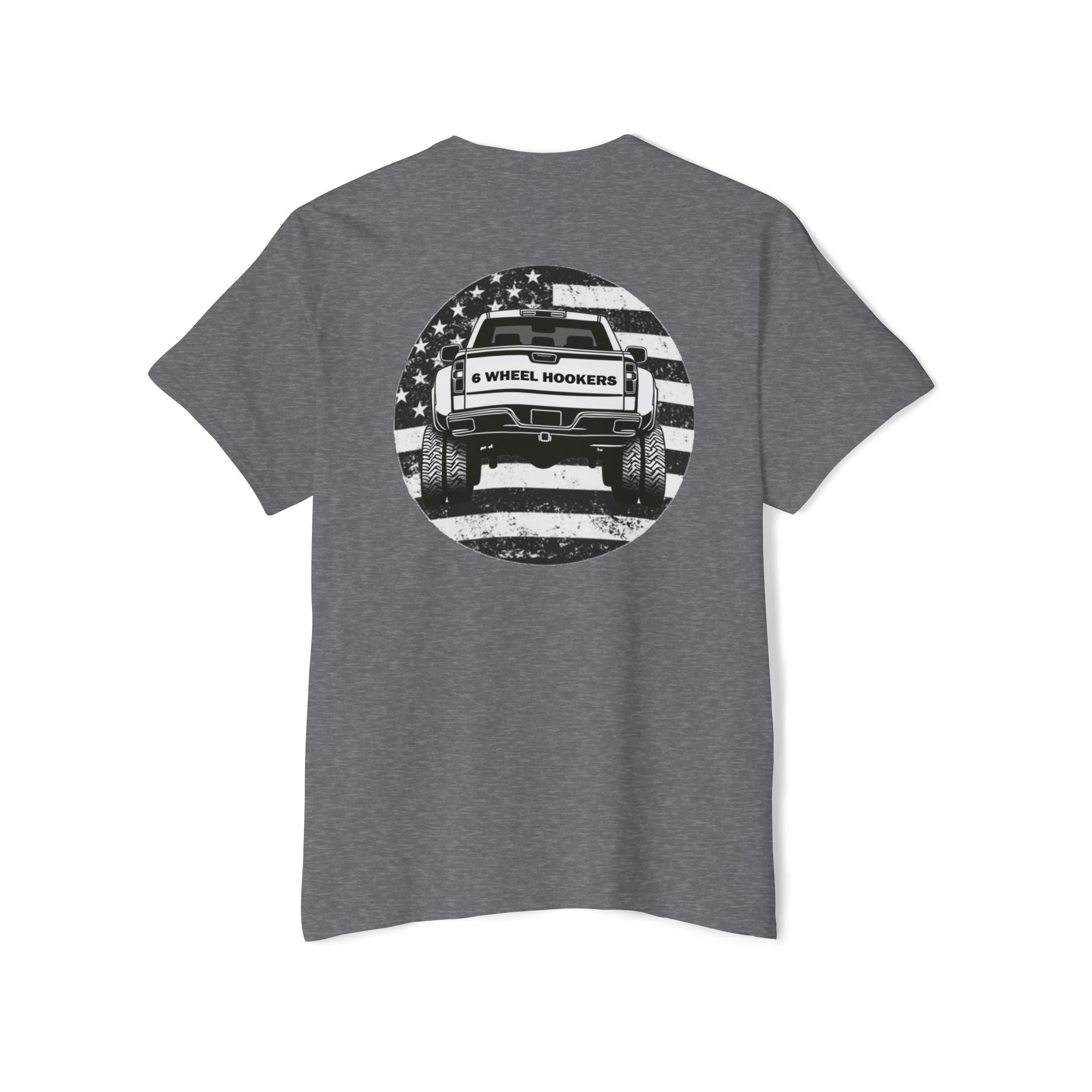 6 Wheel Logo Pocket Tee