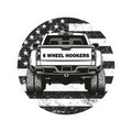 6 WHEEL HOOKERS sticker