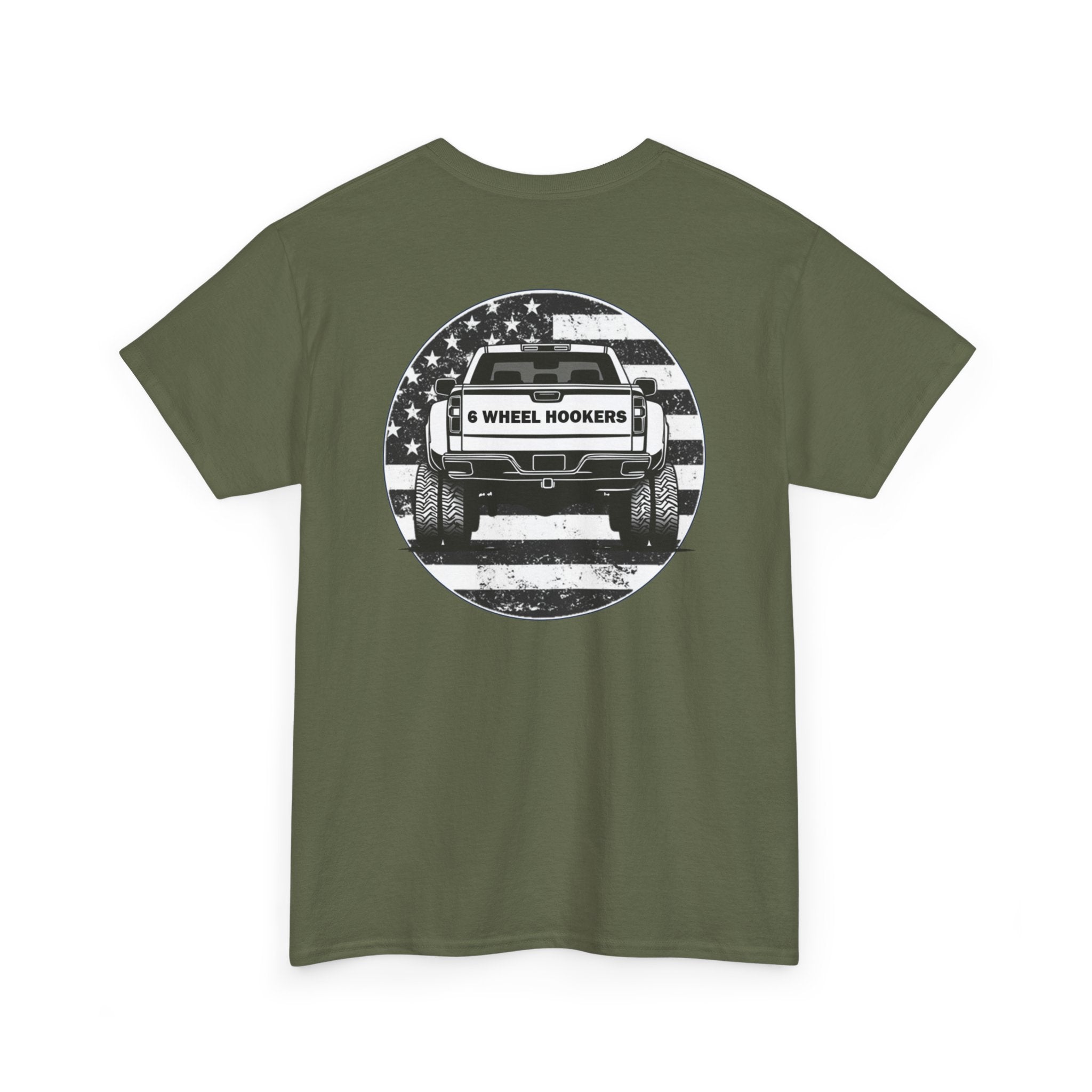 6 Wheel Logo Tee
