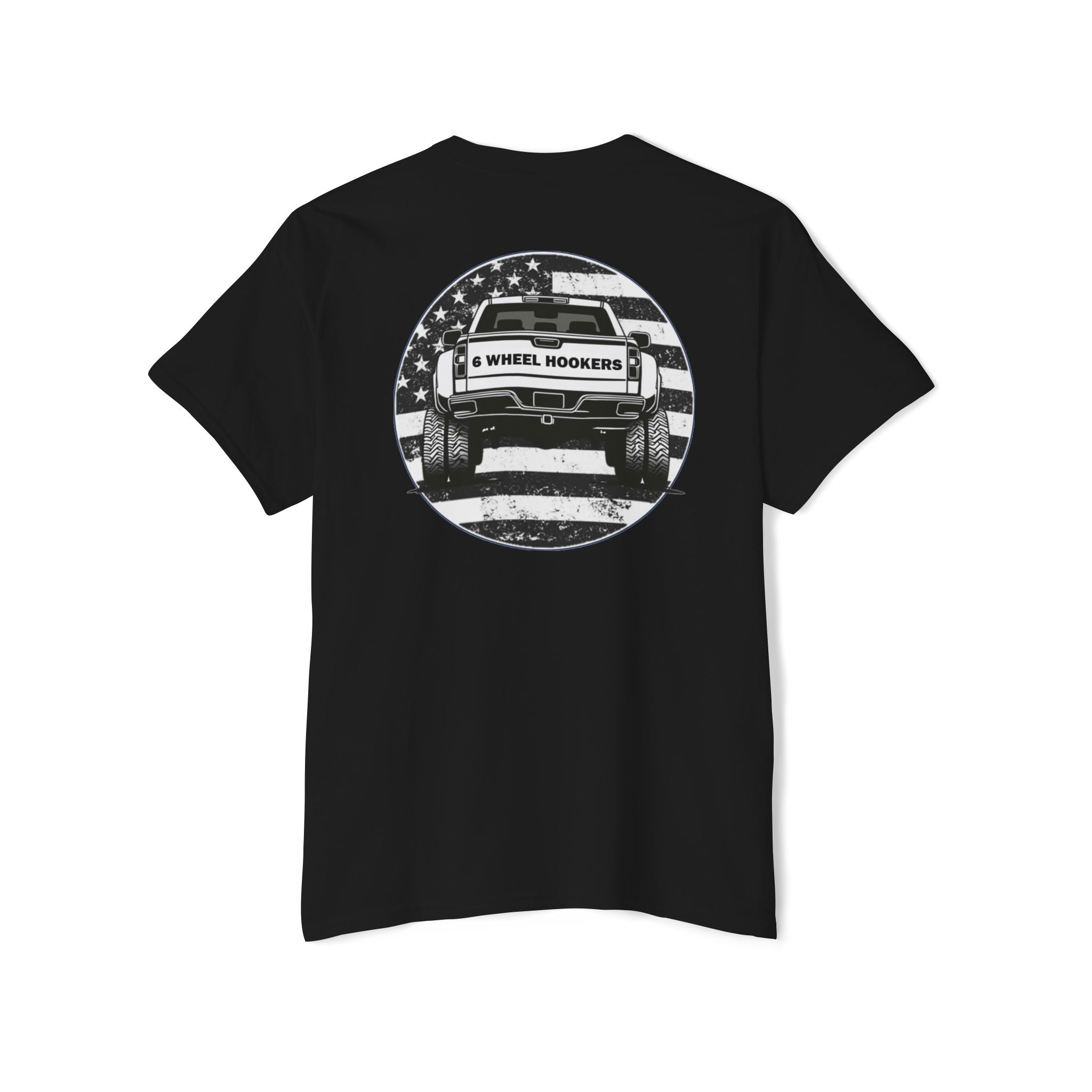 6 Wheel Logo Pocket Tee