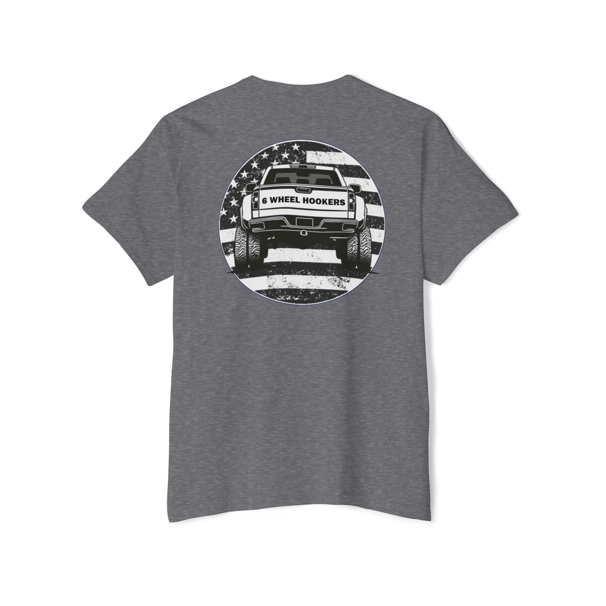 6 Wheel Logo Pocket Tee