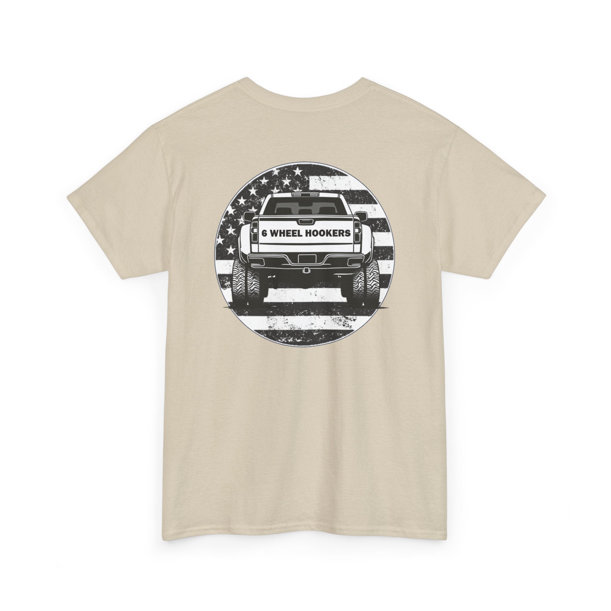 6 Wheel Logo Tee